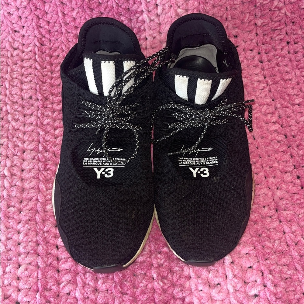 Y-3 Monochrome Athletic Shoes